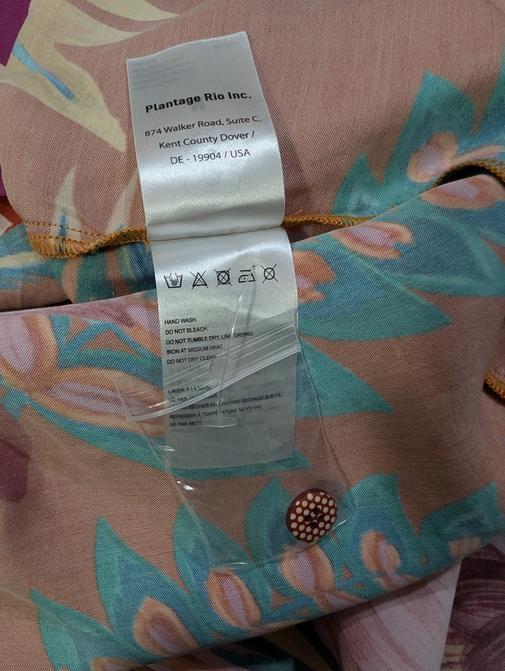 Farm Rio Sunset Patchwork Dress - Size M - Picture 6 of 6